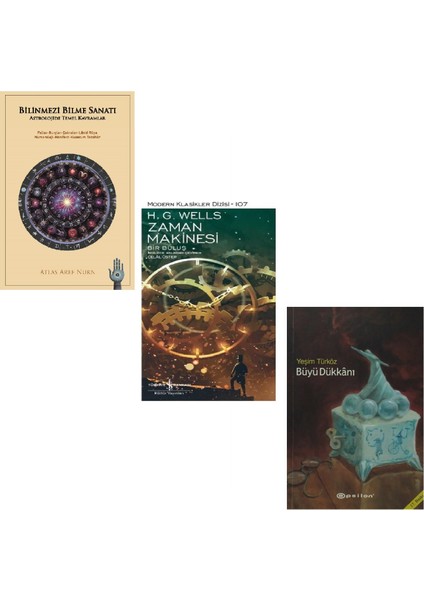 Büyü Dükkanı – Psikodrama Öyküleri – Yeşim Türköz + Bilinmezi Bilme Sanatı (Astrolojide Temel Kavramlar) + Zaman Makinesi (Bu Set Yeni ve Eski Kitaplardan Oluşmaktadır)