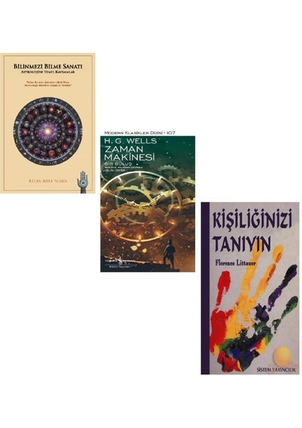 Kişiliğinizi Tanıyın - Florence Littauer + Bilinmezi Bilme Sanatı (Astrolojide Temel Kavramlar) + Zaman Makinesi (Bu Set Yeni ve Eski Kitaplardan Oluşmaktadır)