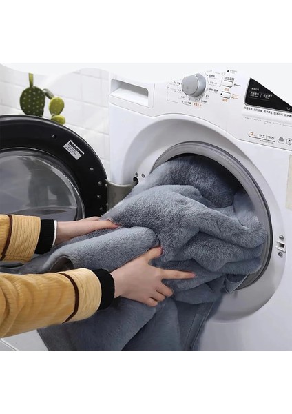 Oturma Odası Pembe Pudra Peluş Kalın Halı Yatak Odası Başucu Sevimli Prenses Odası Çocuk Odası Halı