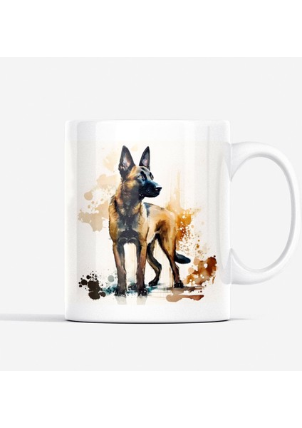 Kuppa Kuppa Belçika Malinois Köpekli Kupa