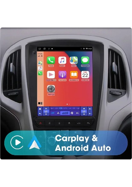 Opel Astra J 209-2015 Tesla Android Multimedya 4+64 GB IPS Ekran Android 11 Carplay