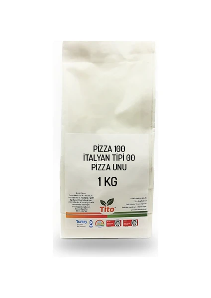 PIZZA100 Italyan Tipi 00 Pizza Unu 1 kg