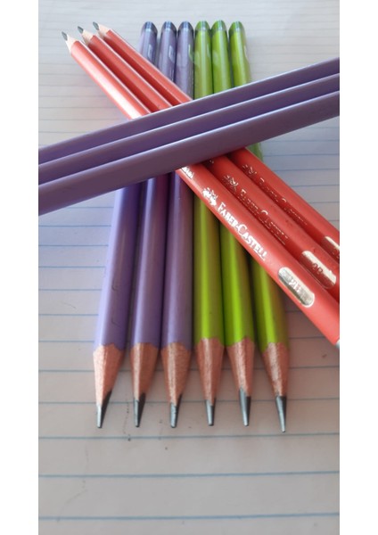 Pastel Mercanlı Üçgen Kurşun Kalem Yeni Sezon Serisi 12 Adet fiyatları