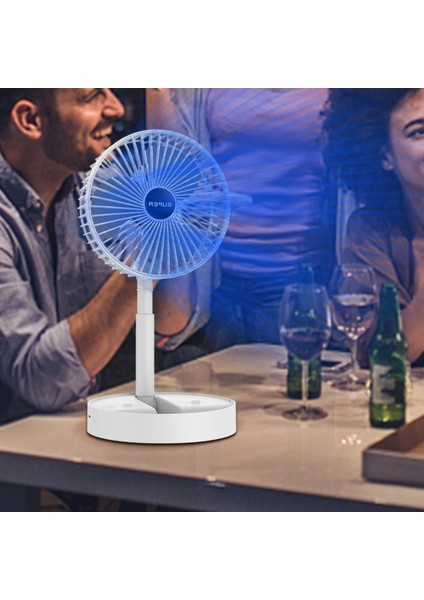 Taşınabilir Fan Katlanabilir Masaüstü Telefon Standlı Şarjlı Teleskopik Soğutuculu Vantilatör (Yurt Dışından) modelleri