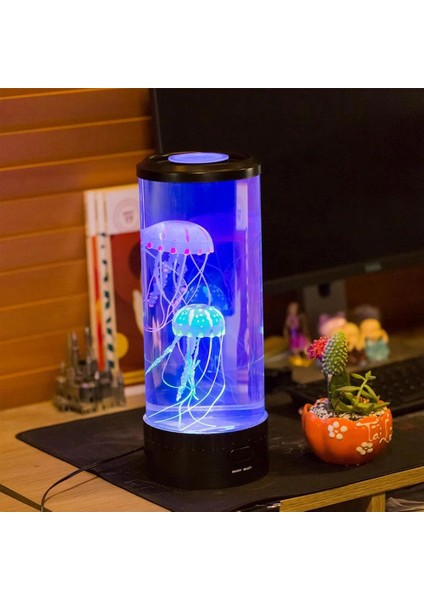 Renk Değiştiren Denizanası Akvaryum LED Masa Gece Lambası (Yurt Dışından) modelleri