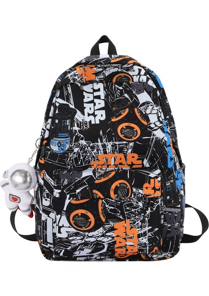 Suya Dayanıklı Star Wars Baskılı Graffiti Okul Sırt Çantası (Yurt Dışından)
