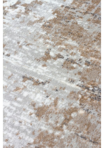 Marble Serisi Modern Desenli Salon Oturma Odası Koridor Antre Şık Halı 05 Cream Grey