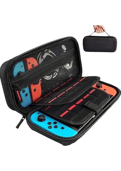 Nintendo Switch Ile Uyumlu Anahtar Taşıma Çantası, Nintendo Switch Co Için 20 Oyun Kartuşu Koruyucu Seyahat Taşıma Çantası (Yurt Dışından)
