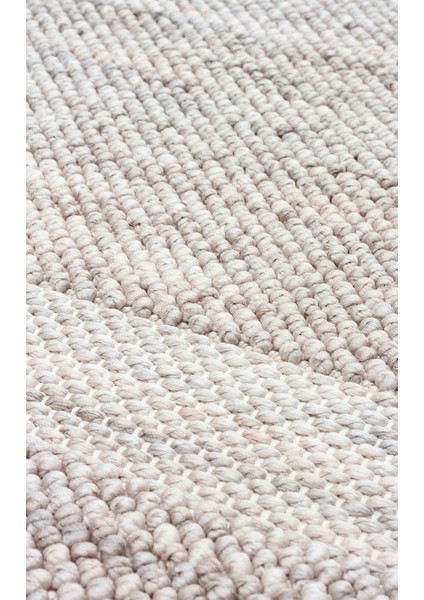 Comfy Modern Desenli Oturma Odası Koridor Antre Yatak Odası Örgü Dokuma Halı 05 Grey