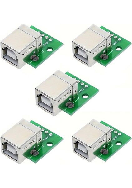 - 5 Adet - USB Type B To Dip Çevirici Pcb USB Haberleşme Deney Prototip 5V