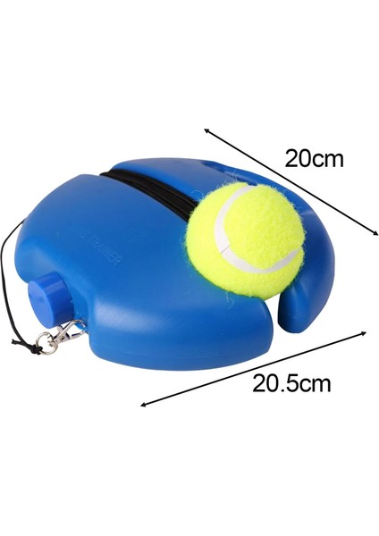 Tenis Eğitmeni Ribaund Topu Tenis Eğitim Ekipmanları Egzersiz Aracı Çocuklar Yetişkinler Için Tenis Uygulama Cihazı (Yurt Dışından)