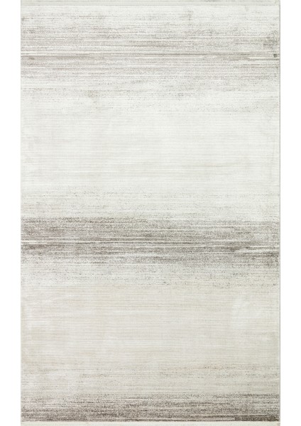 Sahra Serisi Viskon Karışımlı Parlak Şık Salon Halısı 01 Cream Grey