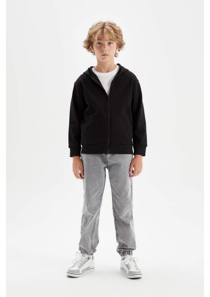 Erkek Çocuk Siyah Sweat - X7382a6/Bk81