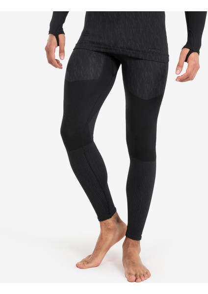 Kipsta Yetişkin Futbol Tayt İçlik - Siyah - Keepdry