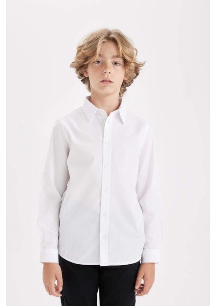 Erkek Çocuk Beyaz Gömlek - T8853a6/Wt34 modelleri