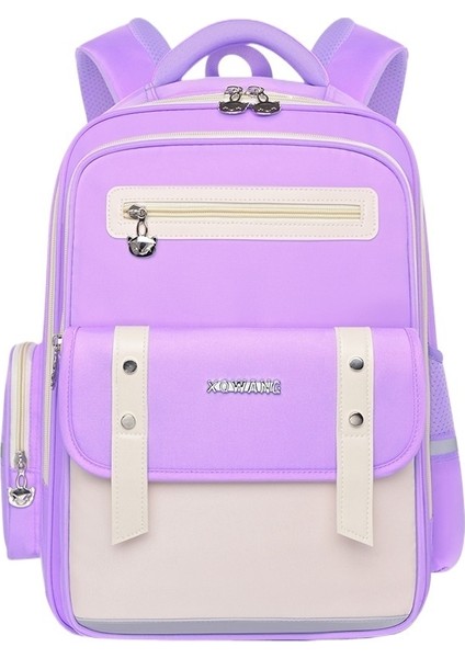 Yunduo Çanta Ilkokul Öğrencisi Okul Çantası 1-3-6 Sınıf Erkek ve Kız Bel Korumalı Hafif Çocuk Sırt Çantası (Yurt Dışından)