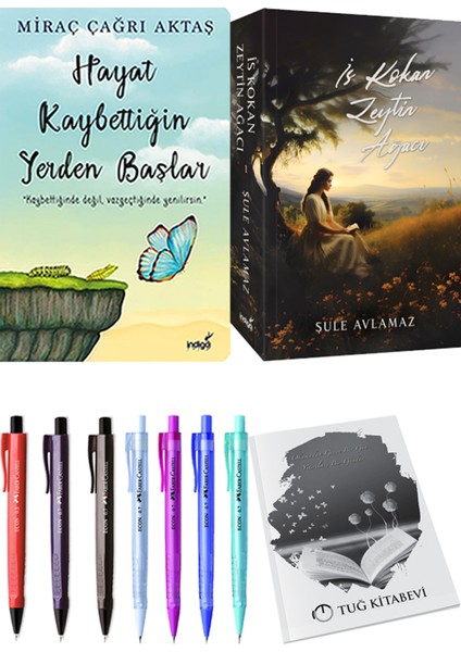 Is Kokan Zeytin Ağacı - Hayat Kaybettiğin Yerden Başlar + Kalem + Not Defteri