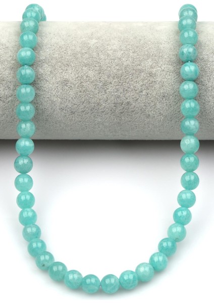 Amazonit (Aaa Kalite) Doğal Taş Dizi 8 mm Küre Kesim fiyatları