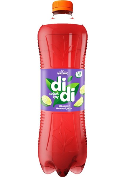 Didi Bergamot Aromalı Soğuk Çay 1500 ml x 6 Adet