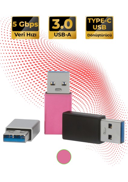 Type-C To Usb-A 3.0 Dönüştürücü Yüksek Hızlı Veri