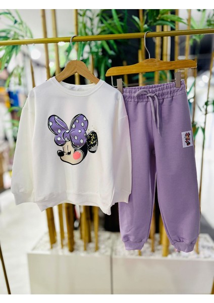 Simli Mnn Detaylı 2 Li Takım - Lila