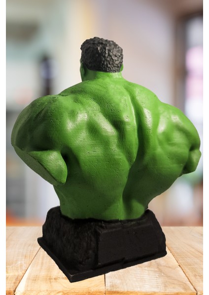 Hulk Beton Büst/ Figür- Marvel Comics 12 Cm Boyunda(Paketi Ile Beraber)