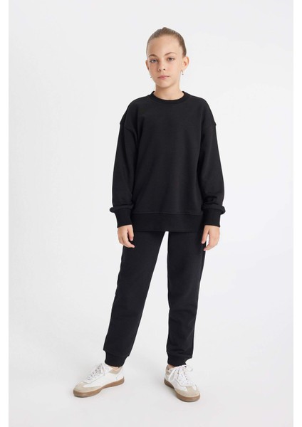 Kız Çocuk Siyah Eşofman Altı - Y1226a6/Bk81