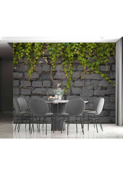 Gri Tuğla Duvar ve Sarmaşık indirimleri