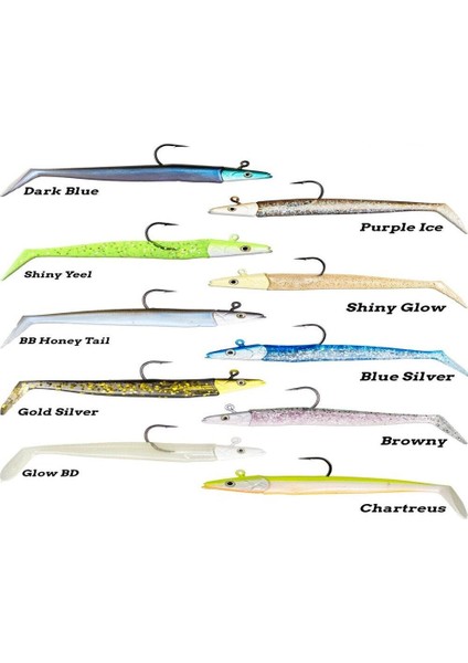 Zand Eel 11CM 7GR-14GR Silikon Balık
