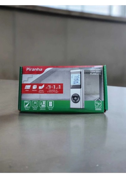 Piranha LED Işıklı Lazer Metre PLDM6015