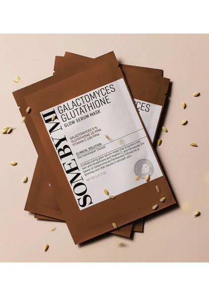 Somebymi Galactomyces Glutathione Glow Serum Mask 1 Adet