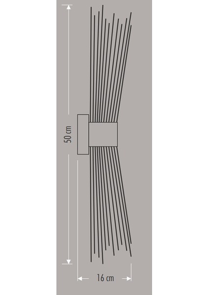 Dekoratif Aplik (Siyah) CT-8350