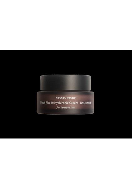 Black Rice 10 Hyaluronic Cream Unscented Hassas Ciltler Için Kokusuz
