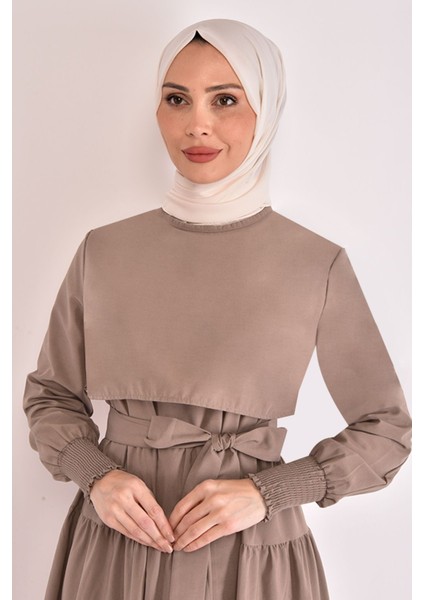 Bolero Detaylı Terikoton Elbise 2610 fırsatları