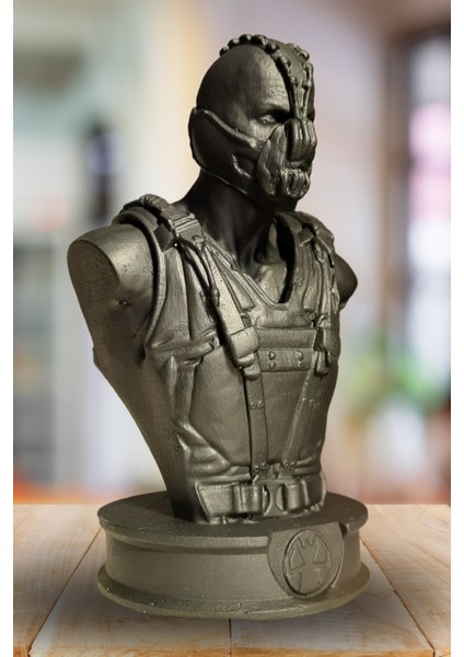 Bane %100 Beton Büst/figür-Dc Comics-13 cm Boyunda(Hediyepaketi Ile Beraber)