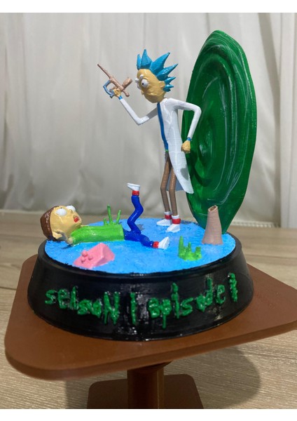 Rick And Morty 3D Figür