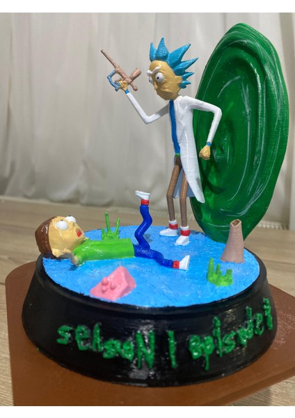 Rick And Morty 3D Figür