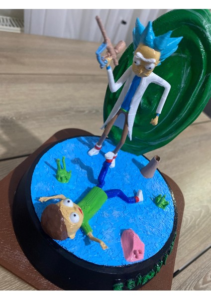 Rick And Morty 3D Figür