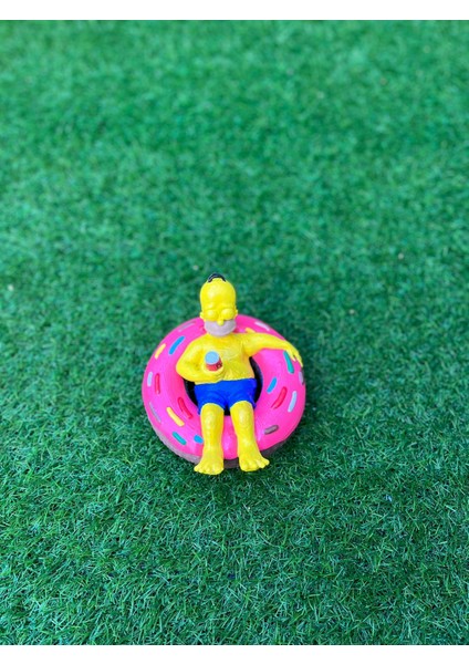 Homer Simpson 3D Renkli Baskı Figür