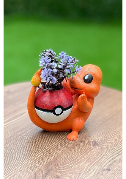 Charmander Saksı Kalemlik 3D Baskı