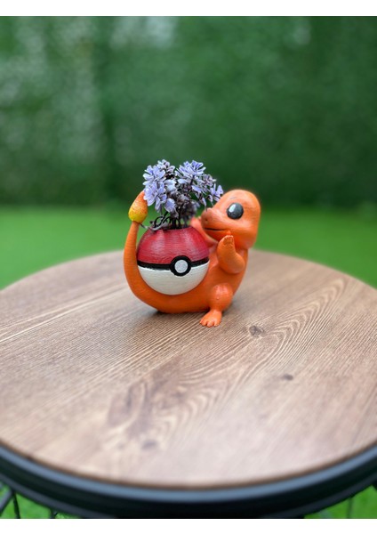 Charmander Saksı Kalemlik 3D Baskı