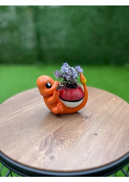 Charmander Saksı Kalemlik 3D Baskı