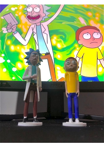 Rick And Morty 2'li Set Büst Figür