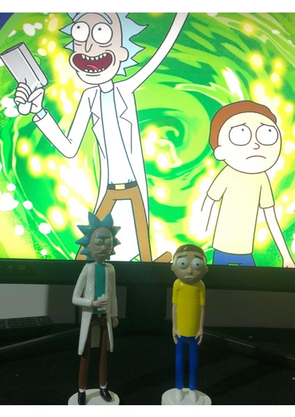 Rick And Morty 2'li Set Büst Figür