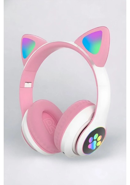 Çocuk Kulaklık Kedi Kulaklığı | Kedi Kulak Kulaklık | Kulaklik Kedili | Kedi Bluetooth Kulaklık | Kız Kulaklik | Çocuk Kulaklik