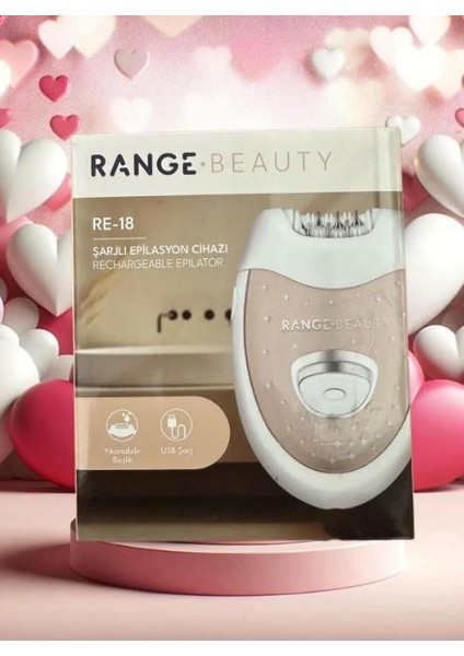 Fakir Range Beauty RE18 Şarjlı Epilasyon Cihazı