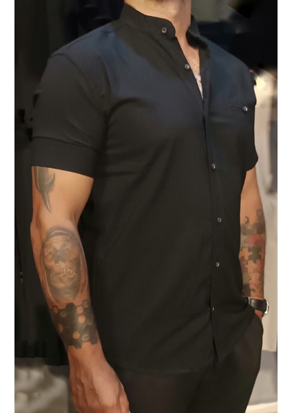 Hakim Yaka Slim Fit Erkek Gömlek fiyatları