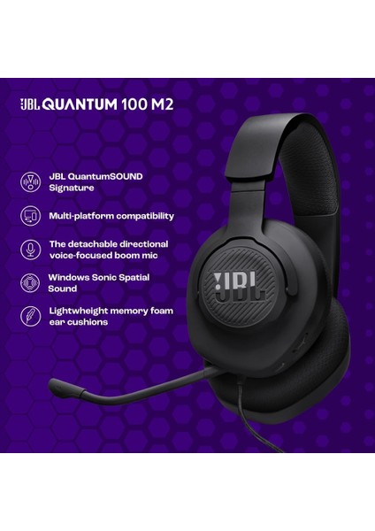 Jbl Quantum 100M2 Kablolu Gaming Kulaklık