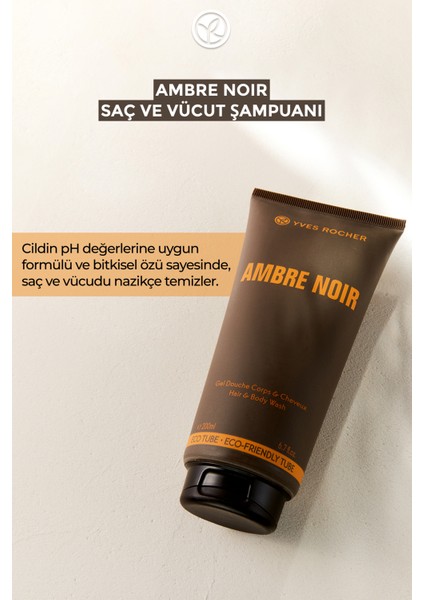 Yves Rocher Ambre Noir- Saç Ve Vücut Şampuanı - 200 Ml-38421