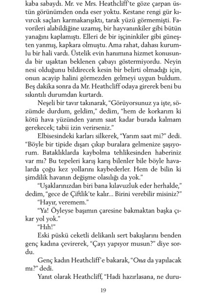 Uğultulu Tepeler - Emily Bronte